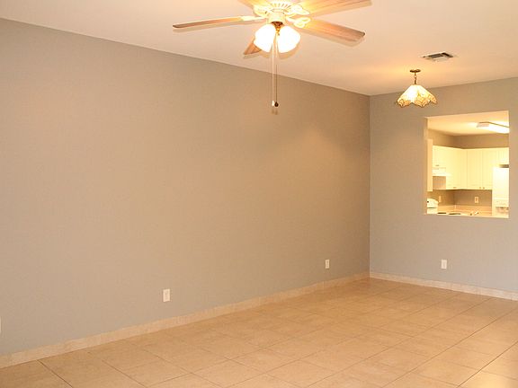 Dining area and living room