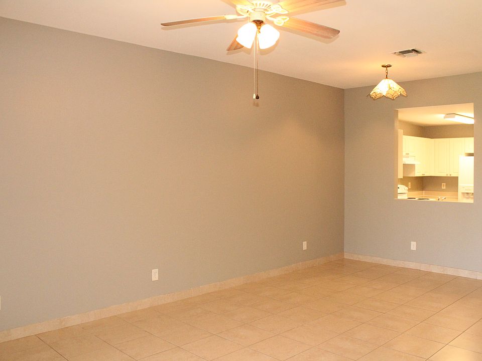 Dining area and living room