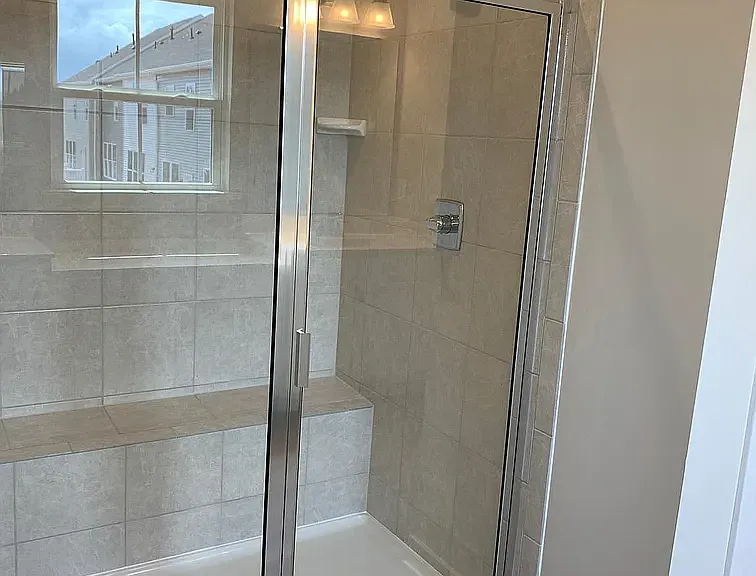 Master walk-in shower
