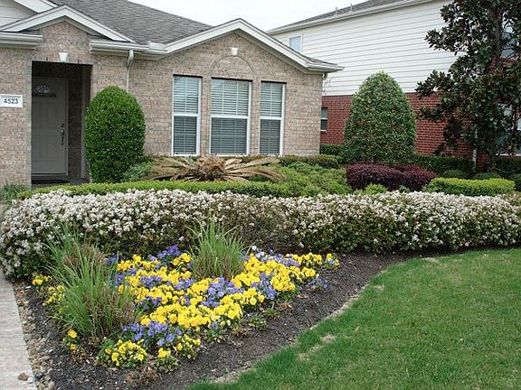 Landscaping front