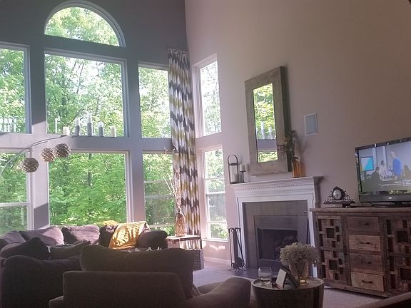 Two story great room