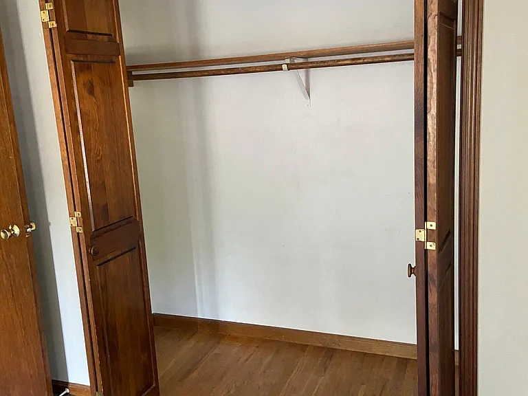 First bedroom closet