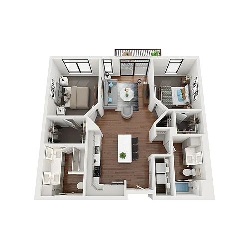 Floor plan Riverside