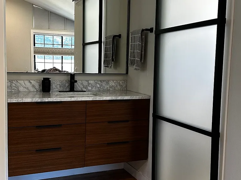 Master bathroom vanity