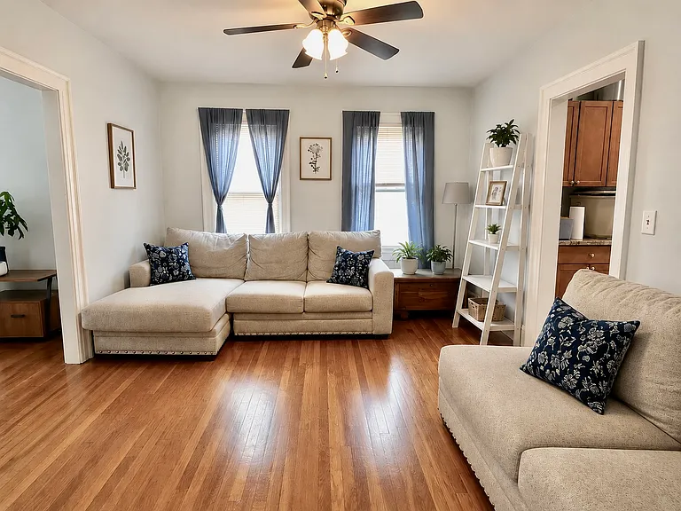 Dining room staged