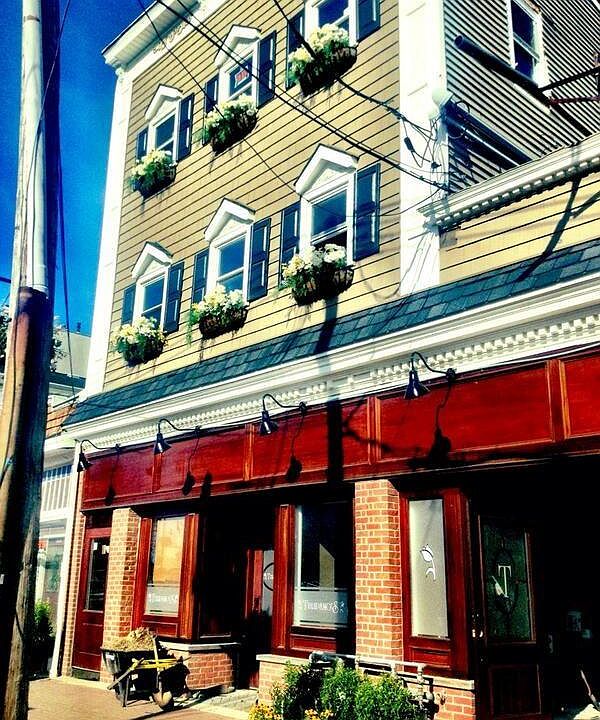 Beautiful mahogany front of building