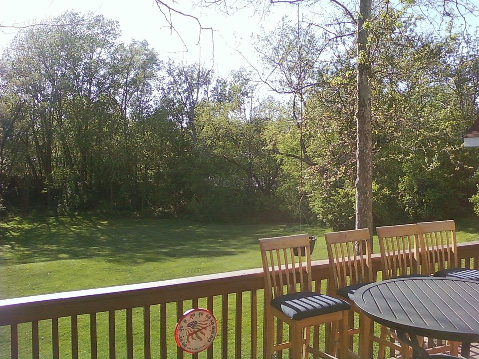 A big backyard