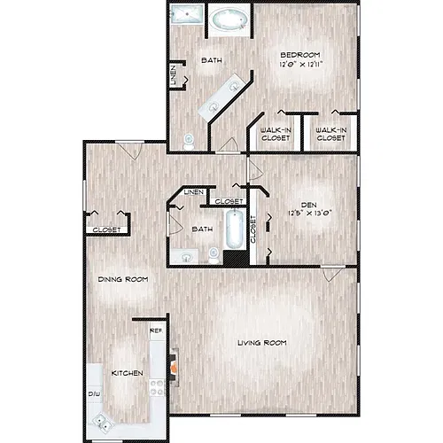 Floor plan 2 Bedroom