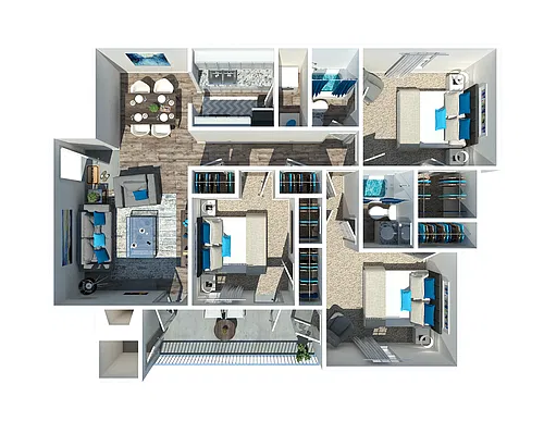 Floor plan The Oak