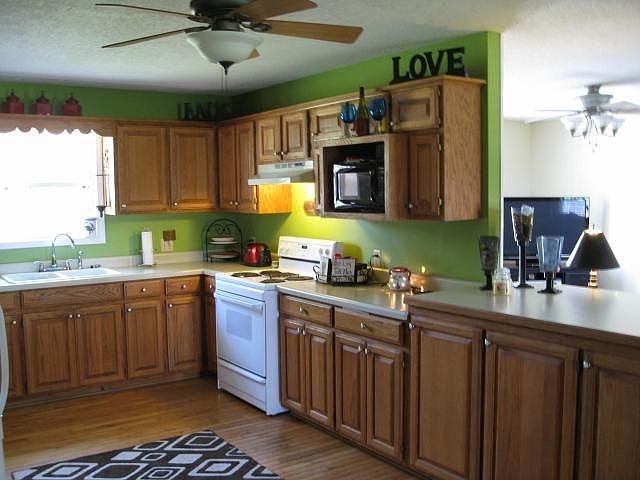 kitchen with lots of cabinets