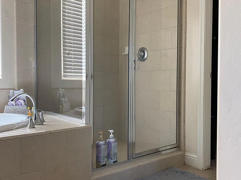Master shower
