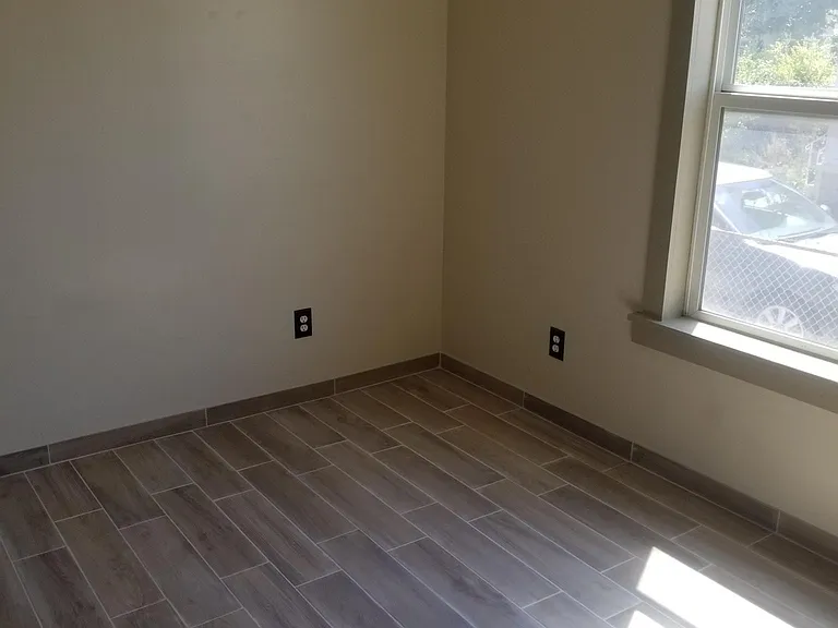1st. bedroom. Newly tiled and painted bedroom!