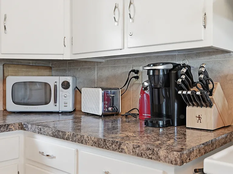 Kitchen fully stocked