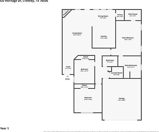 3 bed, 2.0 bath, 1646 sqft, $1,925 — Photo 2