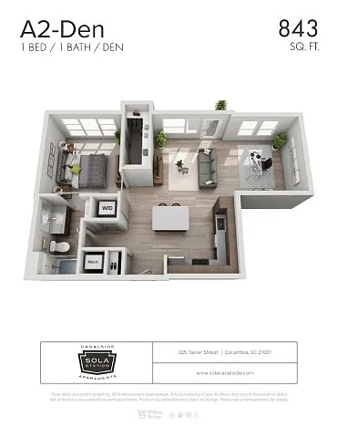 Floor plan A2-Den