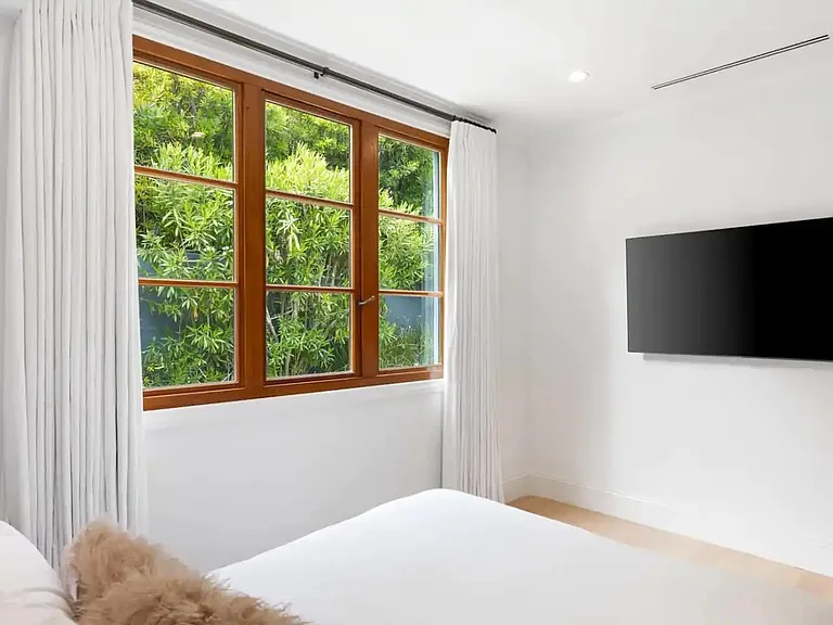 Relax on the bed, enjoy the view from the window or watch your favorite TV-show.