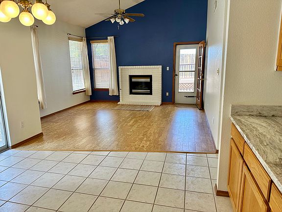 Living area and dining