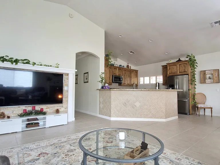 High end open concept kitchen