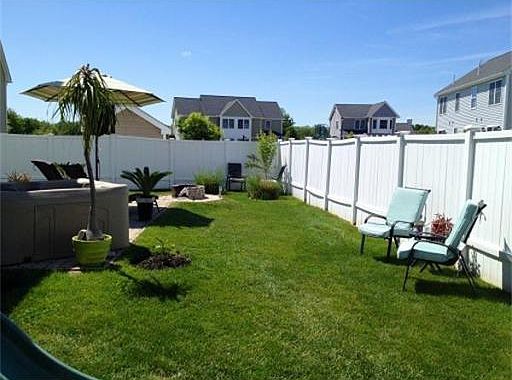 Beautiful fenced yard