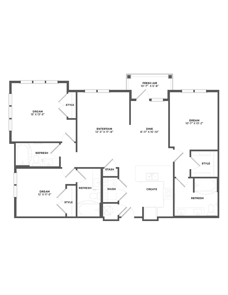Floor plan C1