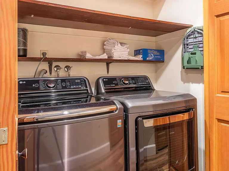 Washer and dryer included