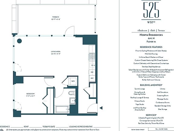 2nd image of 525 W 52nd St APT 16HN