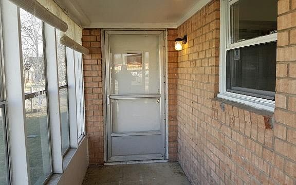 Enclosed front porch