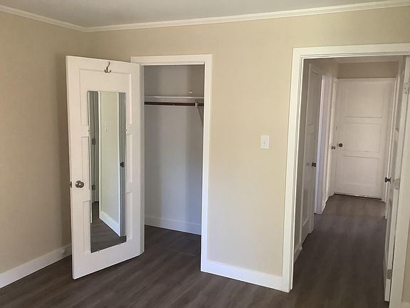 Bedroom and closet.