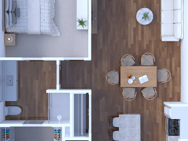 1 Bed/1 Bath 836 sq. ft. 1 Bed/1 Bath 836 sq. ft.