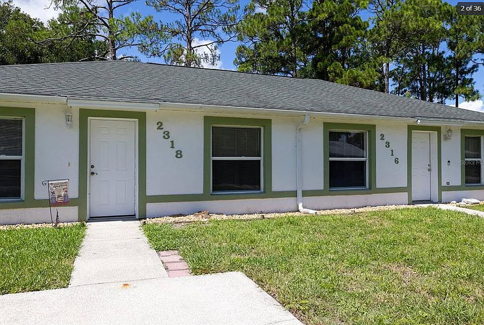 2318 is half of a duplex. 2316 is rented separately