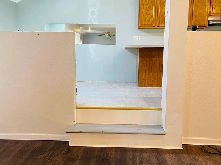 Kitchen nook and Kitchen entrance