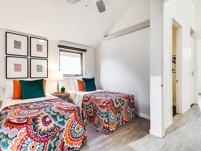Top Floor Bedroom with Vaulted Ceilings!
