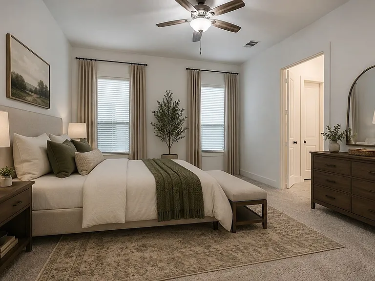 Virtually Stage - Master bedroom - Downstairs