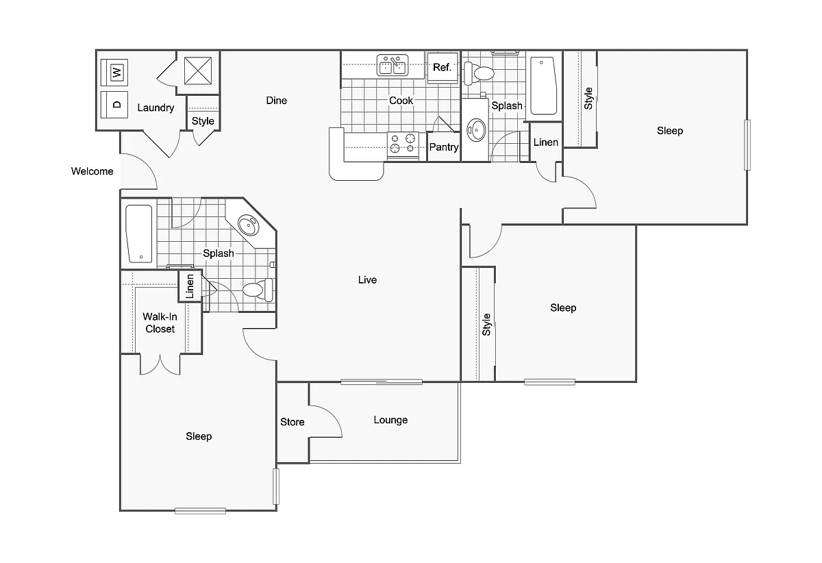 Floor plan Concord Lura