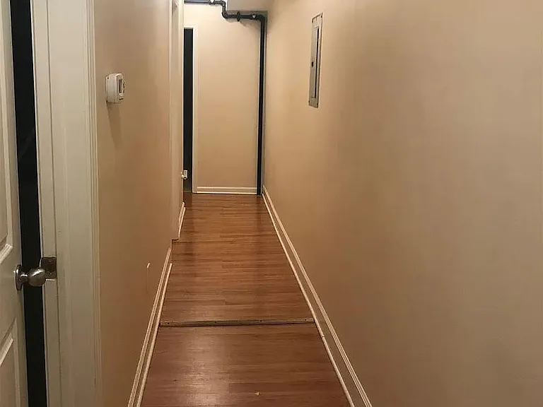 Apartment unit hallway interior Finishes