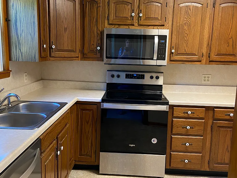 Electric range & microwave