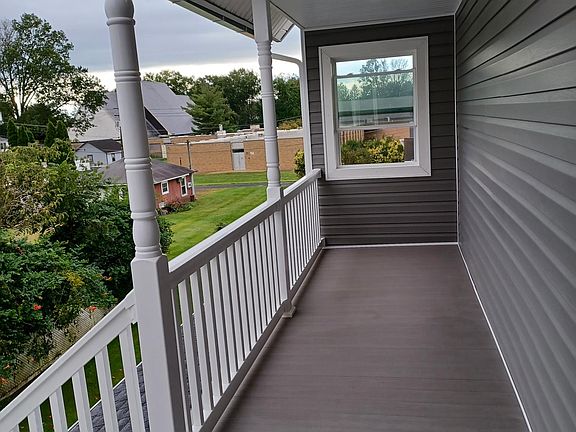 Quiet balcony built with Trex decking.