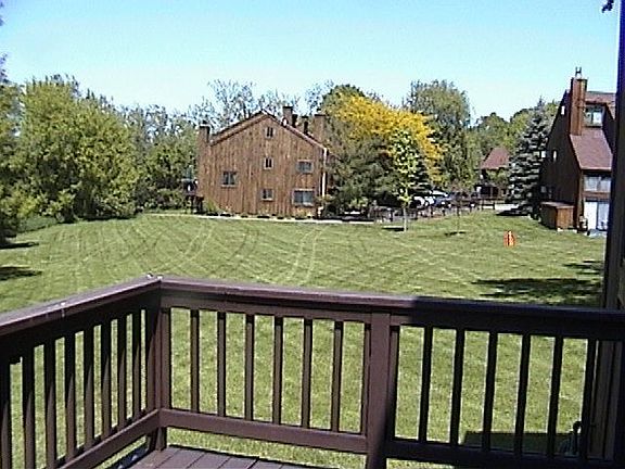 View off of deck out back