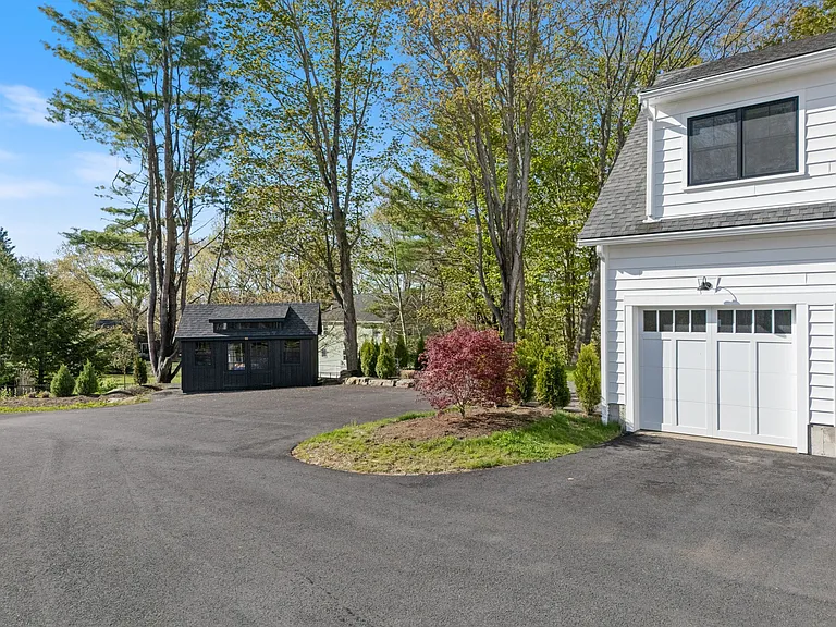 Apartment is located above the garage of a single family home.
