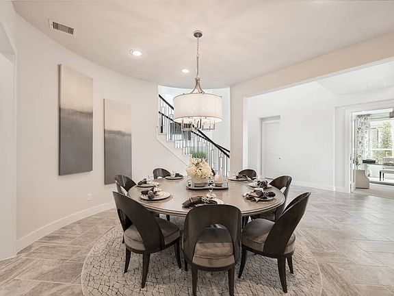 Representative Only Verona Model Plan Dining Room