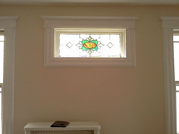 Stained Glass Window in Dining Room
