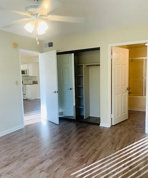 Master Bedroom with Laminate Flooring