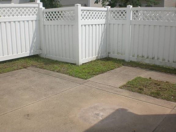 Fenced Patio Area