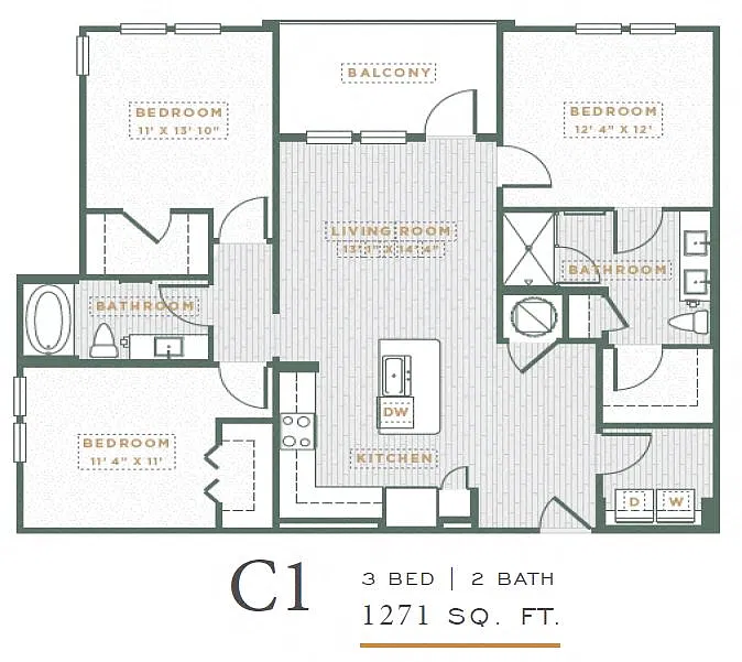 Floor plan C1