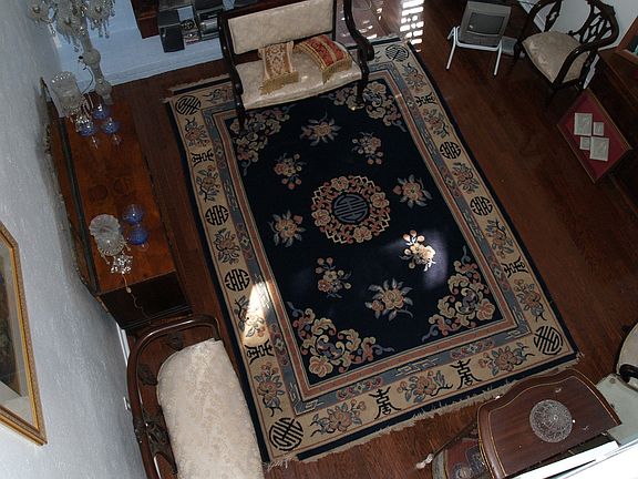 view from upstairs