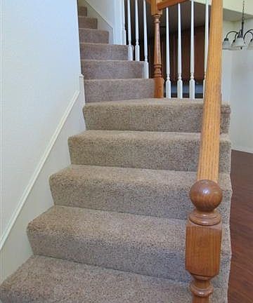 Staircase to master br. and loft