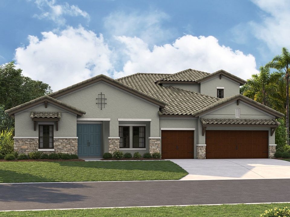 Cedar Key II - Tuscan A - TUS9 Color Scheme - Barrel Tile