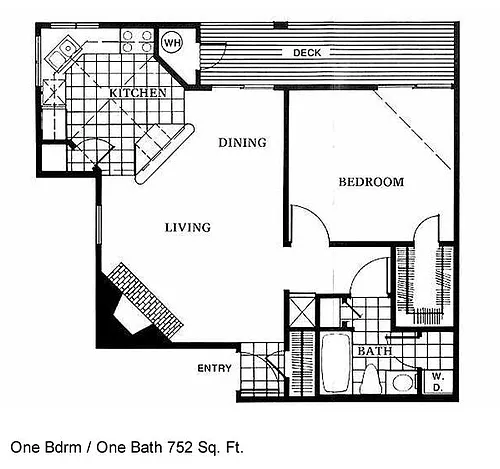 Floor plan One Bedroom