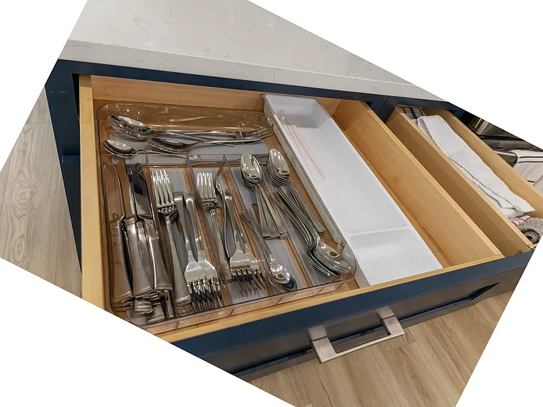 Utensils are included.