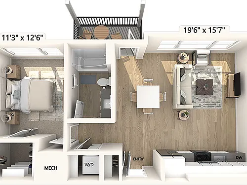 Floor plan A6